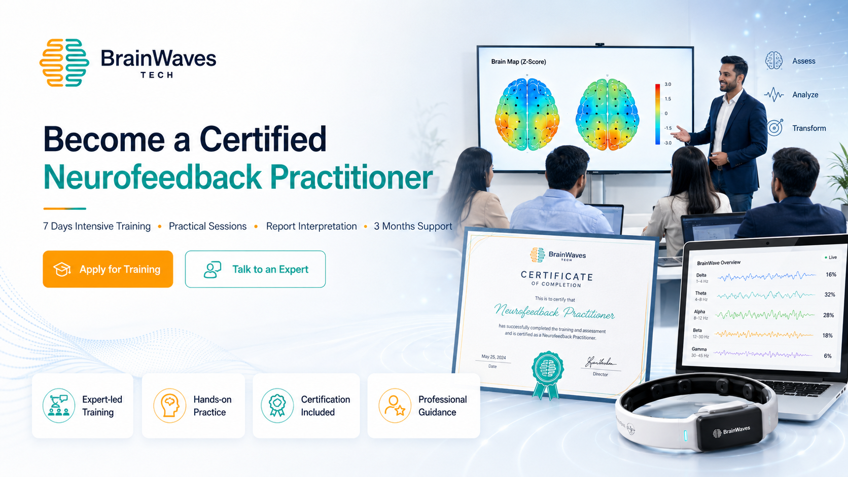 Become a Certified Neurofeedback Practitioner